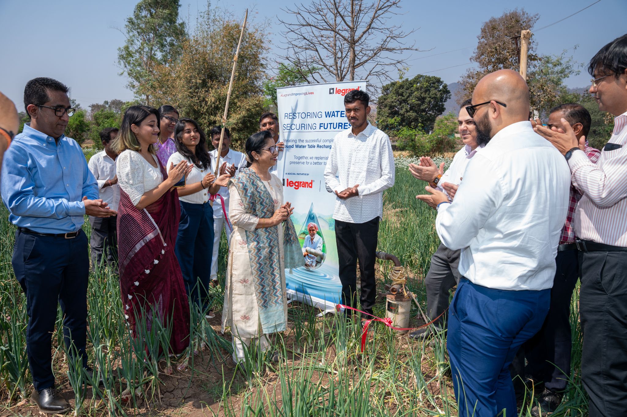 Group Legrand India launches Two Water Table Recharge Projects in Maharashtra